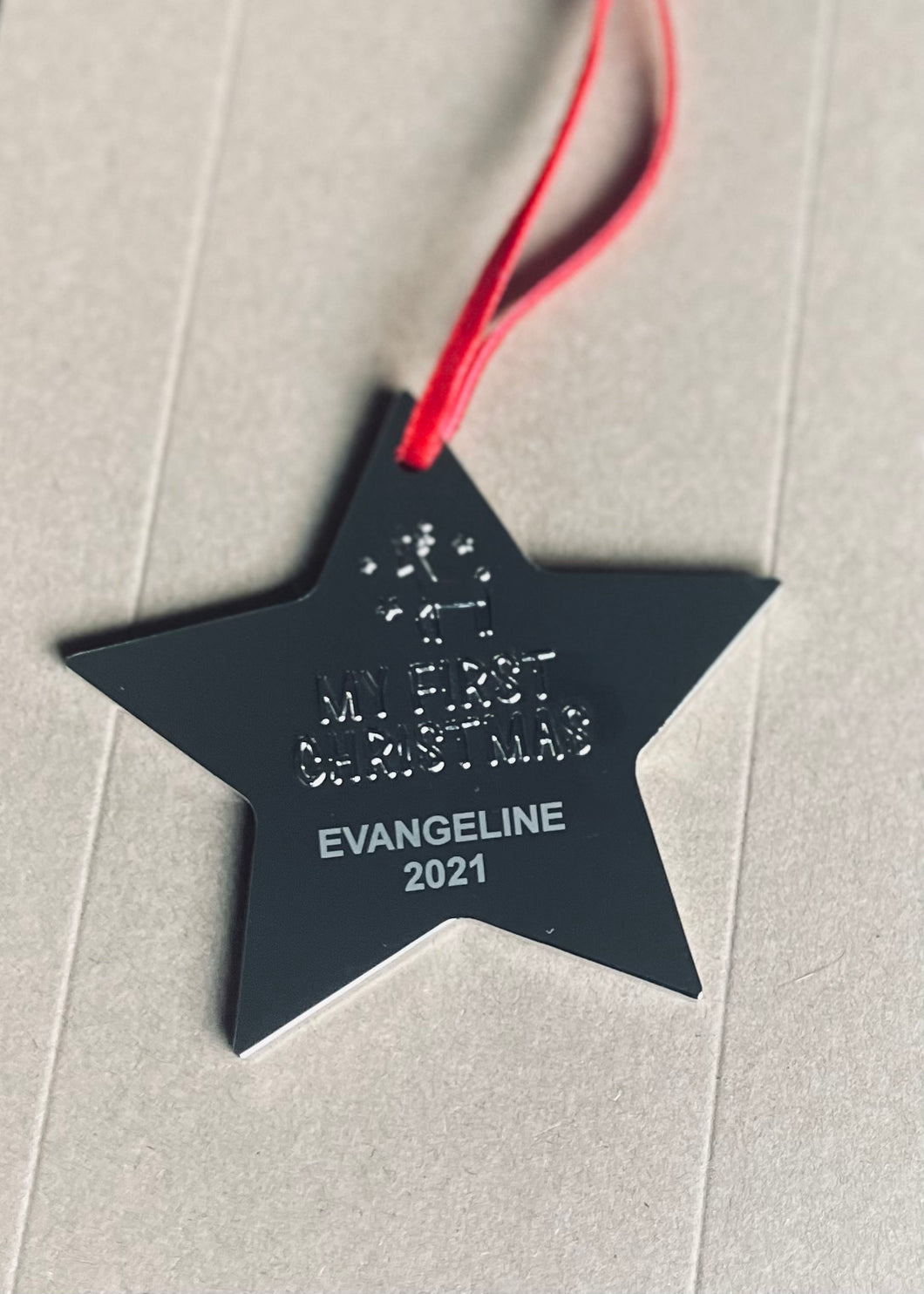 FREE - My First Christmas Star Decoration - Evangeline 2021